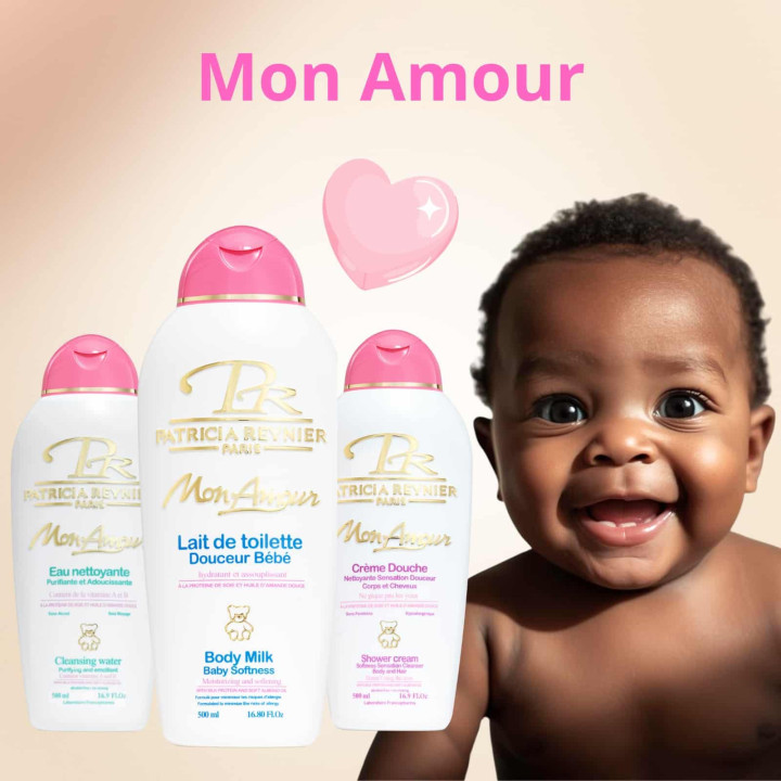  Soin & hygiène Bébé Enfant  · Gamme Mon Amour | Patricia Reynier